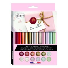 AladinE Pecsétviasz rúd Vegyes színek Wax Stick (12 db)