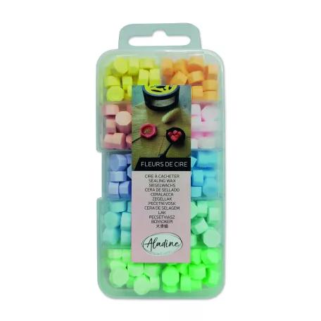 AladinE Viaszgyöngy készlet Pasztell színek Wax Box (10 szín)
