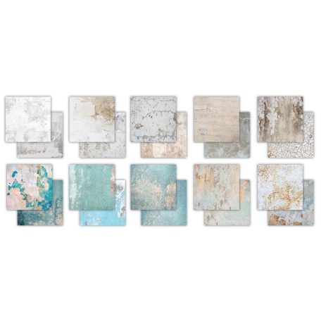 Craft Consortium Test of Time Scrapbook papírkészlet Essential Craft Papers 6" (15 cm) 40 lap