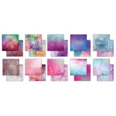   Craft Consortium Grunge - Mid Tones Scrapbook papírkészlet Essential Craft Papers 12" (30 cm) 30 lap