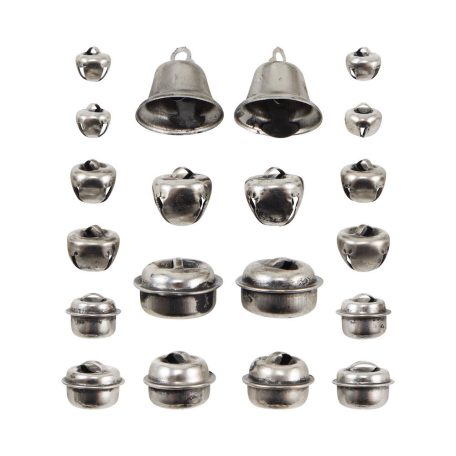 Tim Holtz Fém díszítőelem - Csengettyű Holiday Bells Idea-ology Tim Holtz Christmas (20 db)