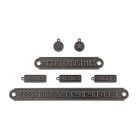 Tim Holtz Fém díszítőelem Word Plaques + Tags Idea-ology Tim Holtz Christmas (1 csomag)