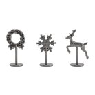 Tim Holtz Fém díszítőelem Figure Stands Idea-ology Tim Holtz Christmas (1 csomag)