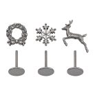 Tim Holtz Fém díszítőelem Figure Stands Idea-ology Tim Holtz Christmas (1 csomag)