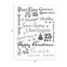 Tim Holtz Díszítőelem Collage Paper Idea-ology Tim Holtz Christmas (1 csomag)