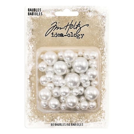 Tim Holtz Díszítőelem Baubles Idea-ology Tim Holtz Christmas (60 db)