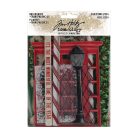 Tim Holtz Díszítőelem Baseboards + Transparencies Idea-ology Tim Holtz Christmas (1 csomag)
