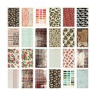 Tim Holtz Papírkészlet Backdrops Idea-ology Tim Holtz Christmas (1 csomag)