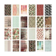   Tim Holtz Papírkészlet Backdrops Idea-ology Tim Holtz Christmas (1 csomag)