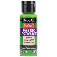   DecoArt Textilfesték 59 ml Bright Avocado SoSoft Fabric Acrylics (1 db)