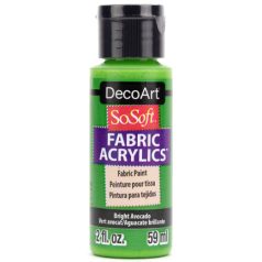   DecoArt Textilfesték 59 ml Bright Avocado SoSoft Fabric Acrylics (1 db)