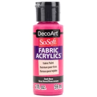   DecoArt Textilfesték 59 ml Dark Rose SoSoft Fabric Acrylics (1 db)