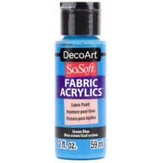   DecoArt Textilfesték 59 ml Ocean Blue SoSoft Fabric Acrylics (1 db)