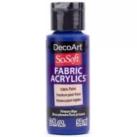   DecoArt Textilfesték 59 ml Primary Blue SoSoft Fabric Acrylics (1 db)