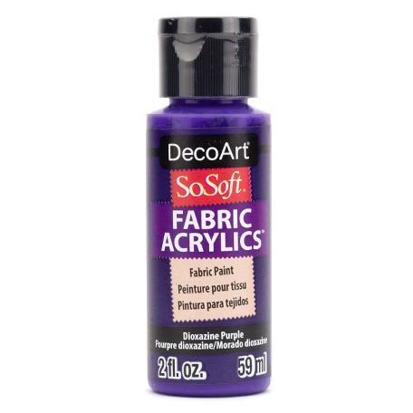 DecoArt Textilfesték 59 ml Dioxazine Purple SoSoft Fabric Acrylics (1 db)