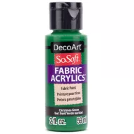   DecoArt Textilfesték 59 ml Christmas Green SoSoft Fabric Acrylics (1 db)