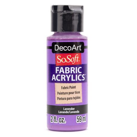 DecoArt Textilfesték 59 ml Lavender SoSoft Fabric Acrylics (1 db)