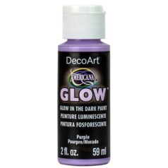   DecoArt Sötétben világító Textilfesték 59 ml Purple SoSoft Fabric Glow (1 db)