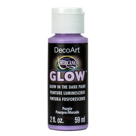 DecoArt Sötétben világító Textilfesték 59 ml Purple SoSoft Fabric Glow (1 db)