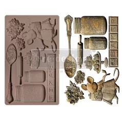   Limited Edition Redesign with Prima The Home Baker Öntőforma 5″X8″ Baker’s Delight Décor Mould (1 db)