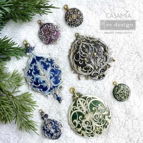 Limited Edition Redesign with Prima Vintage Glamour Öntőforma 5″X10″ Décor Mould (1 db)