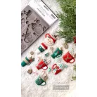 Limited Edition Redesign with Prima Cheerful Cups Öntőforma 5″X8″ Décor Mould (1 db)