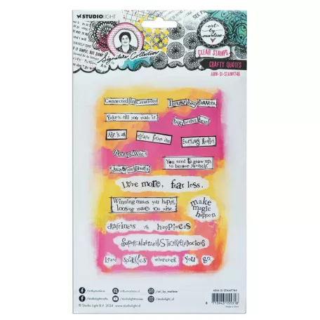 Art by Marlene Crafty Quotes  Szilikonbélyegző ABM Clear Stamp 1 csomag