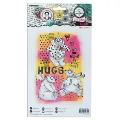   Art by Marlene Bear Hugs Szilikonbélyegző ABM Clear Stamp 1 csomag