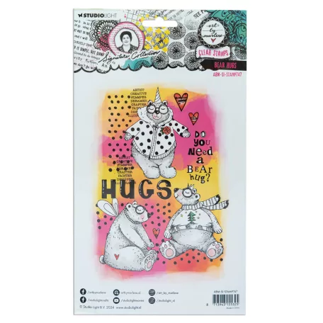 Art by Marlene Bear Hugs Szilikonbélyegző ABM Clear Stamp 1 csomag