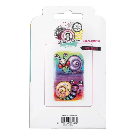 Art by Marlene Snail Buddies Gumibélyegző készlet ABM Cling Stamp 1 csomag