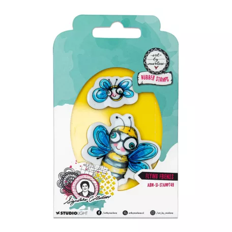 Art by Marlene Flying Friends Gumibélyegző készlet ABM Cling Stamp 1 csomag