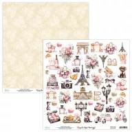  Mintay Papers See You in Paris Scrapbook papír Kivágóív Elements 12" (30 cm) 1 lap