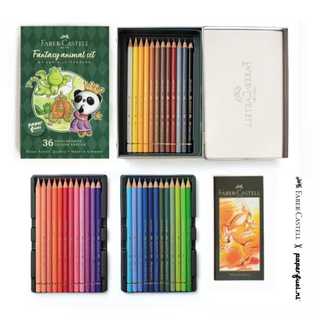 Faber-Castell Polychromos színes ceruza készlet Fantasy animal set (36 db)