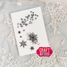 Craft & You Szilikonbélyegző Snowflakes Clear Stamps (1 db)