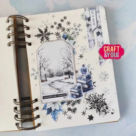 Craft & You Szilikonbélyegző Snowflakes Clear Stamps (1 db)