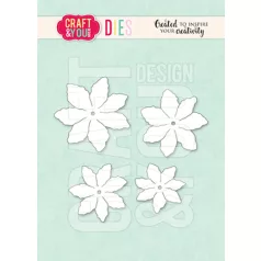   Craft & You Vágósablon Magda's Seven Petal Flower Cutting Dies (1 csomag)