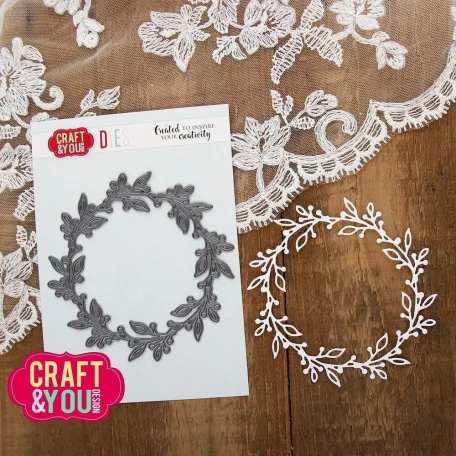Craft & You Vágósablon Delicate Wreath Cutting Dies (1 csomag)
