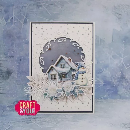 Craft & You Vágósablon Delicate Wreath Cutting Dies (1 csomag)