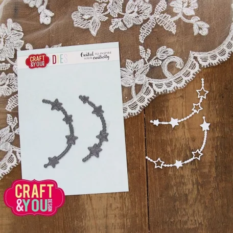 Craft & You Vágósablon Decorative Chains 2 Cutting Dies (1 csomag)