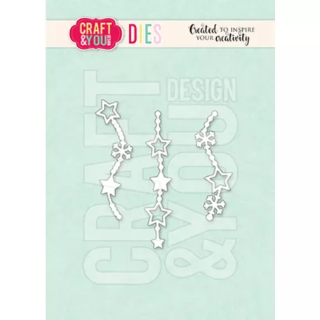 Craft & You Vágósablon Decorative Chains 1 Cutting Dies (1 csomag)