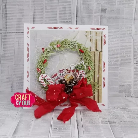 Craft & You Vágósablon Cedar Wreath Cutting Dies (1 csomag)