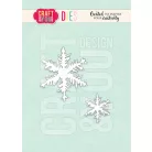 Craft & You Vágósablon Snowflakes Set Cutting Dies (1 csomag)