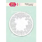 Craft & You Vágósablon Round Snowflakes Frame Cutting Dies (1 csomag)