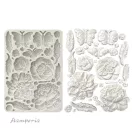 Stamperia Old Lace Szilikon öntőforma A5 Butterfly and Flowers Silicon Mould (1 db)