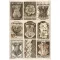 Stamperia Old Lace Rizspapír A4 Corsets Rice Paper (1 ív)