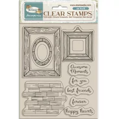   Stamperia Alterego Szilikonbélyegző A5 Frames Clear Stamps (1 csomag)