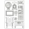 Stamperia Alterego Öntőforma A4 Cupboards and Accessories Soft Mould (1 db)