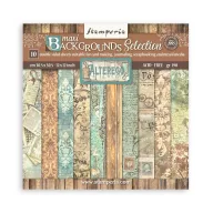   Stamperia Alterego Papírkészlet 12" (30 cm) Maxi Background - Paper Pack (10 ív)
