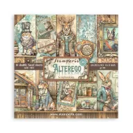   Stamperia Alterego Papírkészlet 8" (20 cm)  Paper Pack (10 ív)