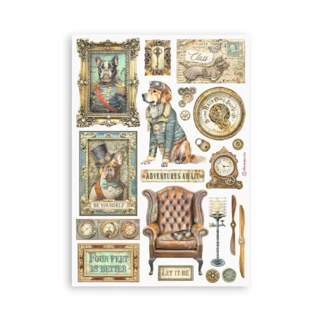 Stamperia Alterego Washi matrica Washi Pad (8 ív)